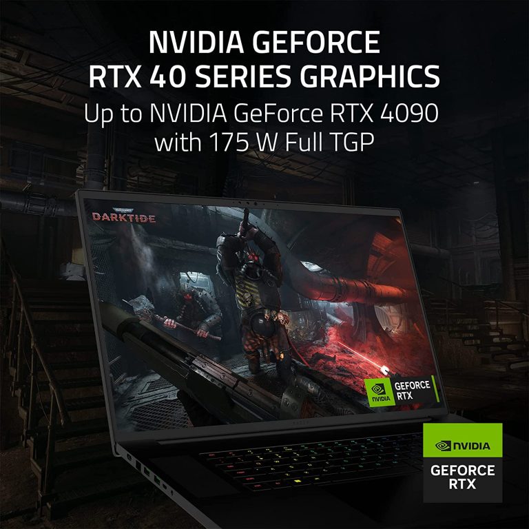 Razer Blade 18 Gaming Laptop: NVIDIA GeForce RTX 4080-13th Gen Intel 24-Core i9 HX CPU – 18″ QHD+ 240Hz – 32GB RAM – 1TB SSD – CNC Aluminum – Compact GaN Charger – Windows 11 – Chroma RGB