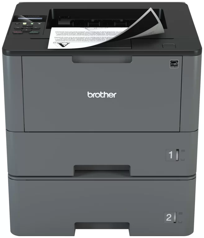 Brother Monochrome Laser Printer, HL-L5200DWT, Duplex Printing, Wireless Networking, Dual Paper Trays, Mobile Printing