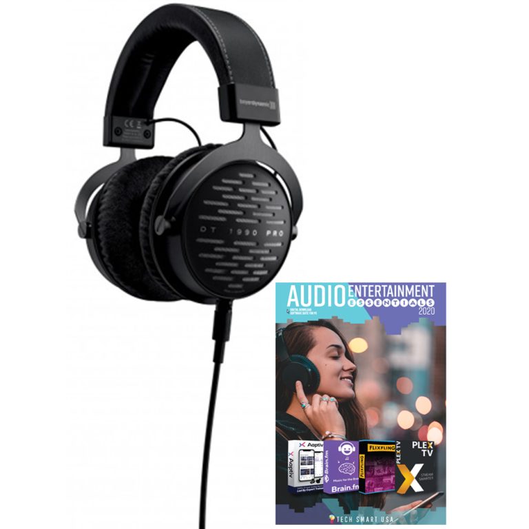 BeyerDynamic 710490 DT 1990 PRO 250 Ohm Open Studio Headphones Bundle with Tech Smart USA Audio Entertainment Essentials Bundle 2020
