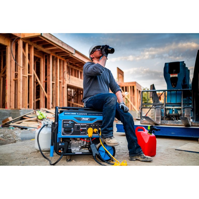 Pulsar 12,000W Dual Fuel Portable Generator with Electric Start â€“ CARB Compliant