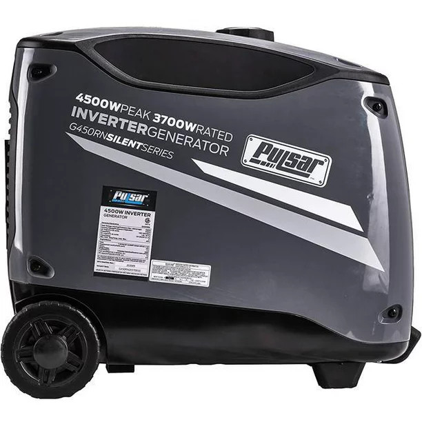 Pulsar Products G450RN, 4500W Portable Quiet Inverter Remote Start & Parallel Capability, CARB Compliant Generator