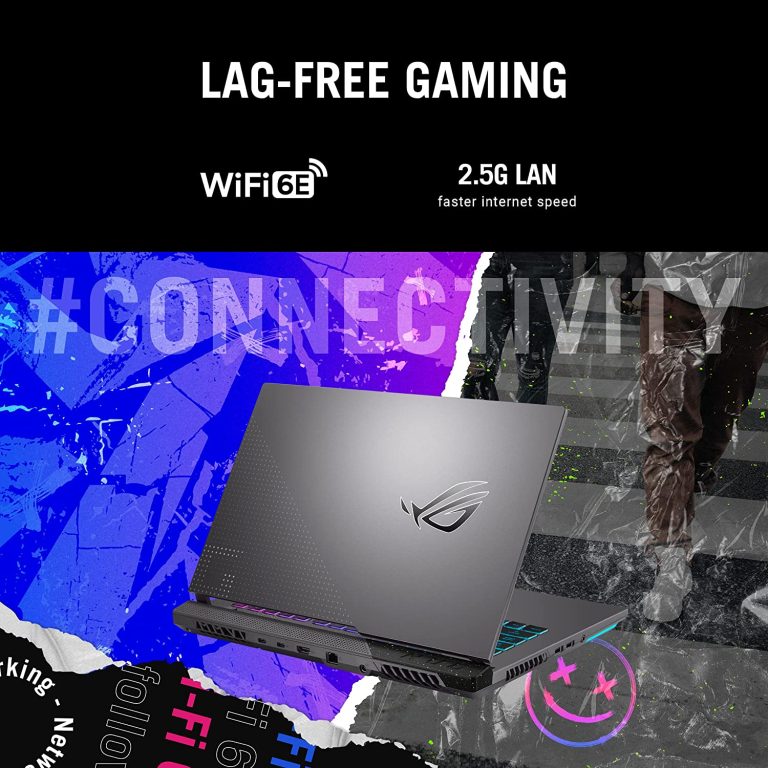 ASUS ROG Strix G15 (2022) Gaming Laptop, 15.6″ 300Hz IPS FHD Display, NVIDIA GeForce RTX 3050, AMD Ryzen 7 6800H, 16GB DDR5, 1TB SSD, RGB Keyboard, Windows 11 Home, G513RC-IS74,Gray