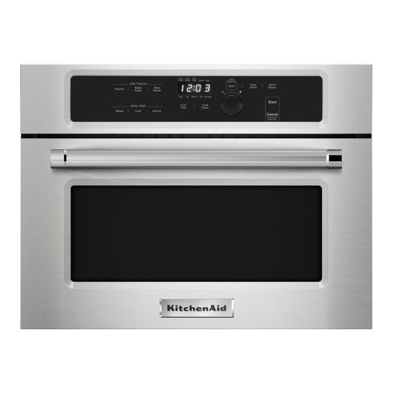 KitchenAid KMBS104ESS – Microwave oven – built-in – 1.4 cu. ft – 1000 W – stainless steel