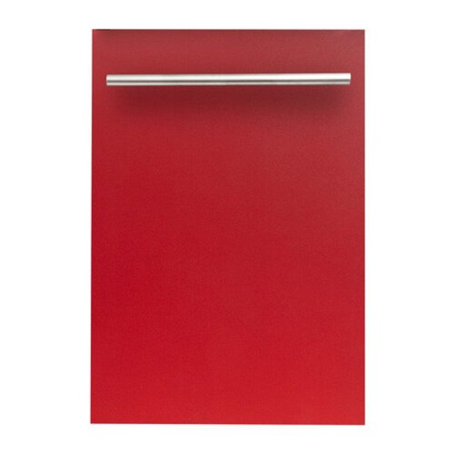 18″ Top Control Tall Tub Dishwasher in Red Gloss with Stainless Steel Tub and 3rd Rack (DWV-RG-18)