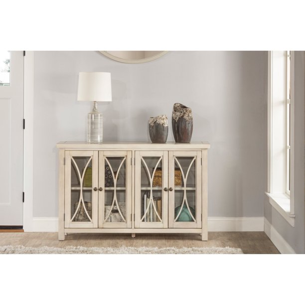 Hillsdale Bayside 53″ Console Table in Antique White