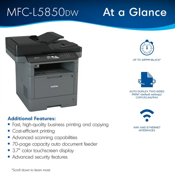 Brother MFC-L5850DW USB Wireless 1897695