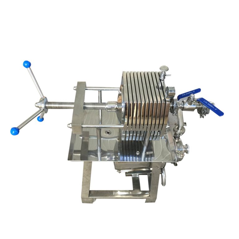 INTBUYING 220V Plate Frame Filter Press Slag Machine Filtration Equipment 10 Layer Stainless Steel FT-150