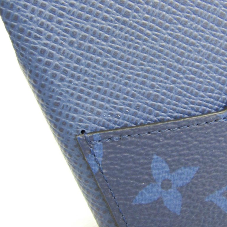 Authenticated Used Louis Vuitton Taiga Monogram Eclipse Phone Bumper Cobalt PHONE / Bumper 11 M30601