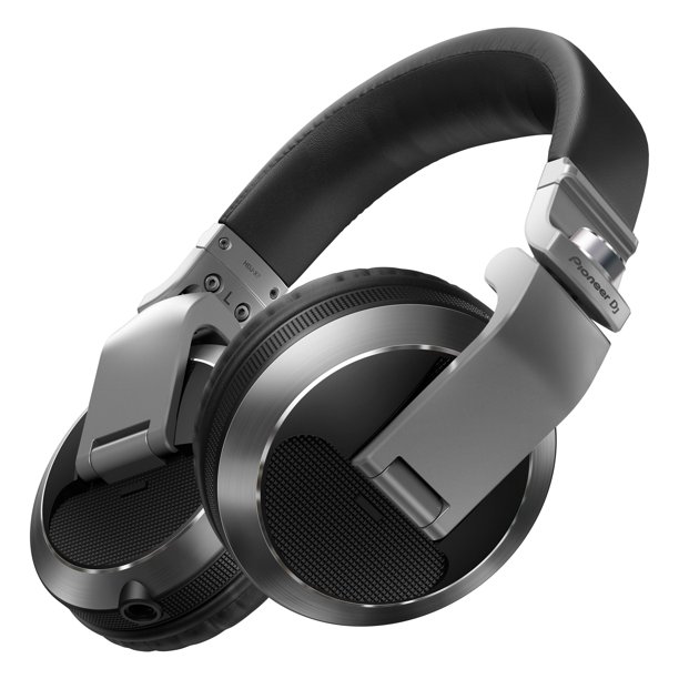 Pioneer Bluetooth Over-Ear Headphones, Foldable, Silver, HDJ-X7-S