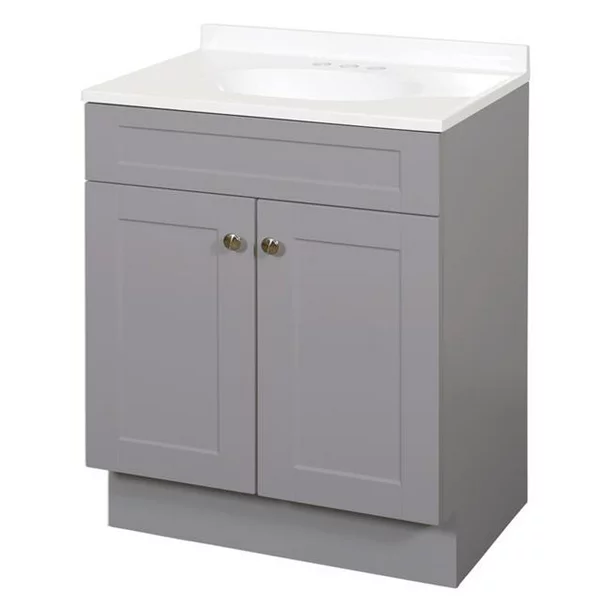 Zenna Home 4001939 35 x 30 x 18 in. Single Bathroom Vanity, Gary