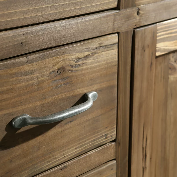 Bryson 48″ Farmhouse Single Sink Bathroom Vanity Base Only – Solid Reclaimed Wood Construction