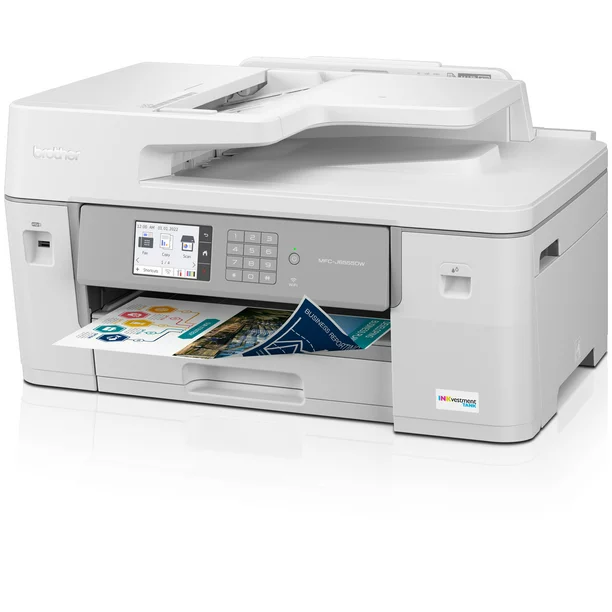 Brother MFC-J6555DW INKvestment Tank Color Inkjet All-In-One Printer with up to 1 Year of Ink In-box1 and 11â€ x 17â€ print, copy, scan, and fax capabilities
