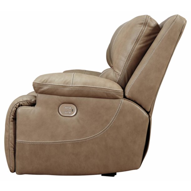 Signature Design by Ashley Ricmen 2 Seat Power Reclining Sofa with Adjustable Headrest