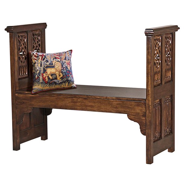 Design Toscano Canterbury Abbey Gothic Bench