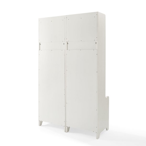 Fremont 2 Pc Entryway Kit Two Towers In Distressed Whit