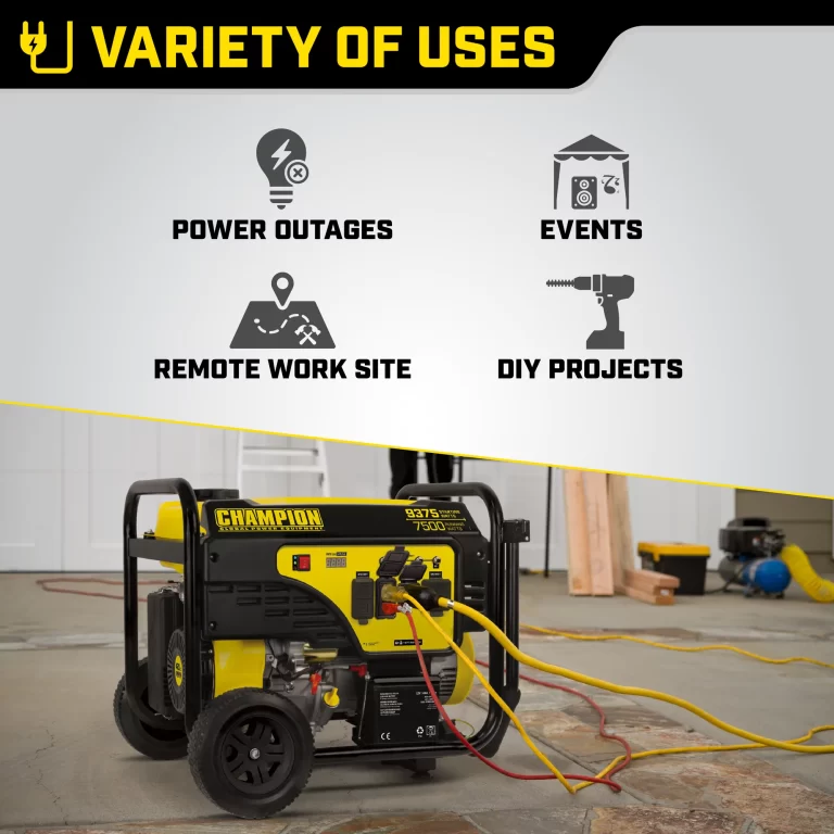 Champion Power Equipment 9375/7500 Watts Portable Generator with Electric Start