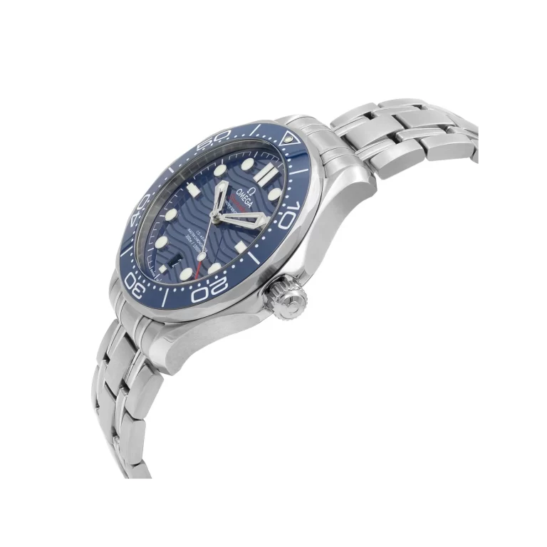 Omega Seamaster Diver 300M Steel Blue Dial Mens Watch 210.30.42.20.03.001