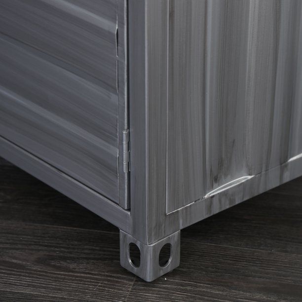 Furniture of America Huffman Industrial Right Pier Shelf, Silver