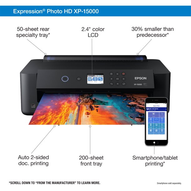 Epson Expression Photo HD XP-15000 Wide-format Printer