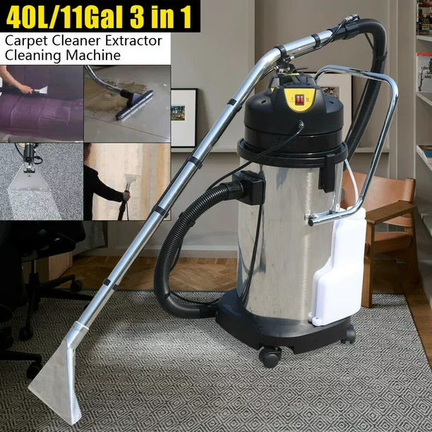 OUKANING 110V Portable Carpet Sofa Curtain Cleaning Machine Vacuum Cleaner Dust Extractor