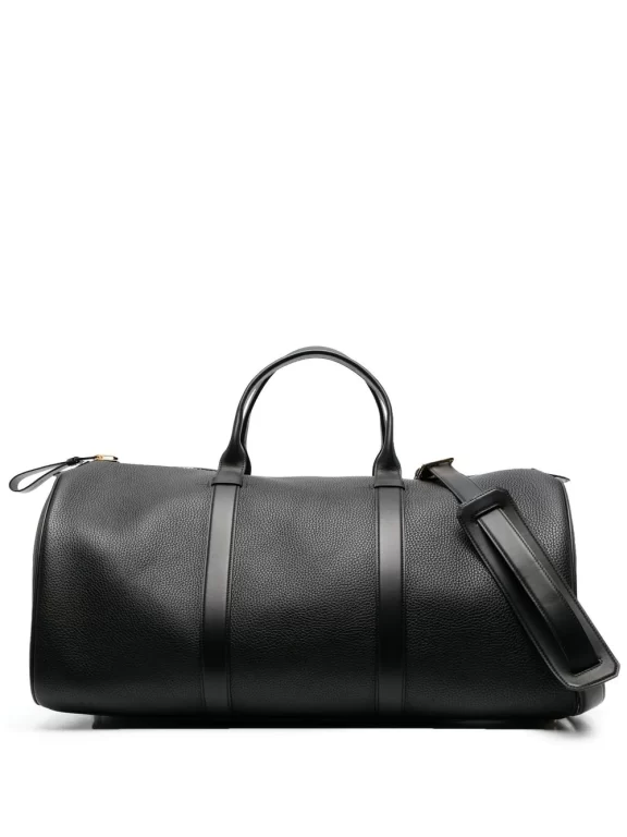 TOM FORD pebbled-texture holdall bag