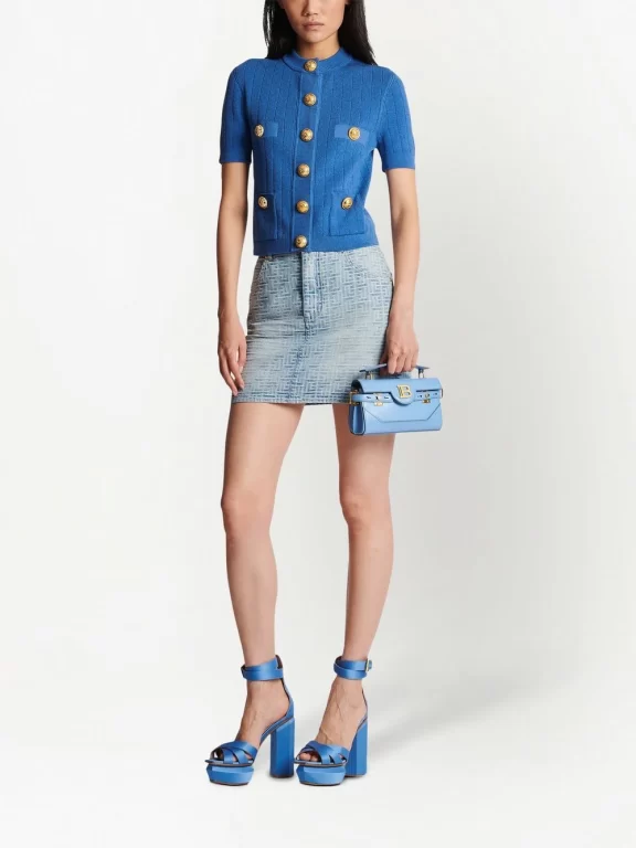 Balmain button-detail knitted cardigan