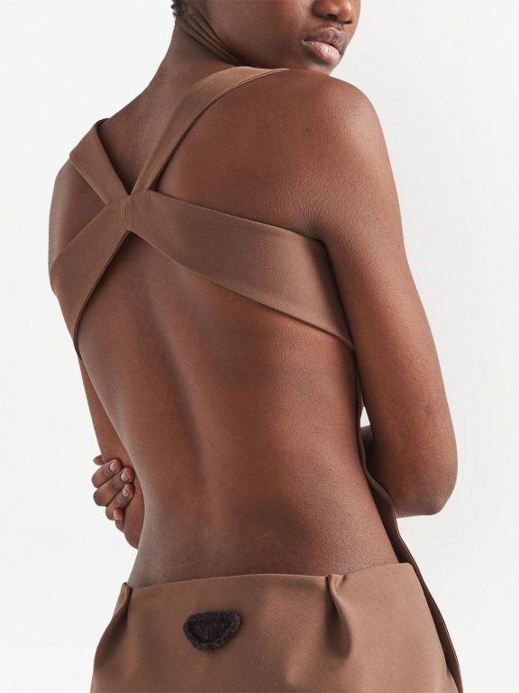 Prada Asymmetric Mini Dress
