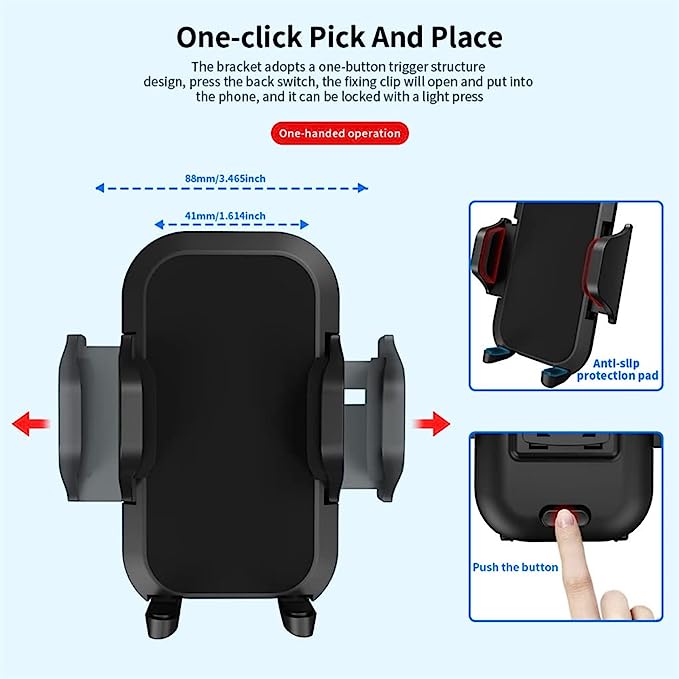XWWDP Universal Mobile Car Phone Holder for Phone in Car Holder Windshield Cell Stand Support Smartphone