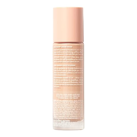 e.l.f. Halo Glow Liquid Filter, Complexion Booster For A Glowing, Soft-Focus Look, Infused With Hyaluronic Acid, Vegan & Cruelty-Free, 6 Tan/Deep