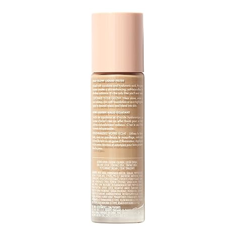 e.l.f. Halo Glow Liquid Filter, Complexion Booster For A Glowing, Soft-Focus Look, Infused With Hyaluronic Acid, Vegan & Cruelty-Free, 6 Tan/Deep