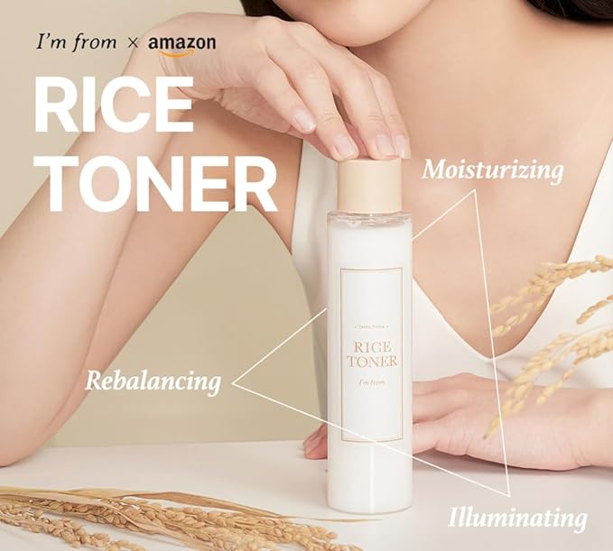 I’m From Rice Toner Special Set 11.15 Fl Oz, Limited Edition, Hydrating for Dry Skin, Vegan, Alcohol Free, Fragrance Free, Peta Approved, K Beauty Toner