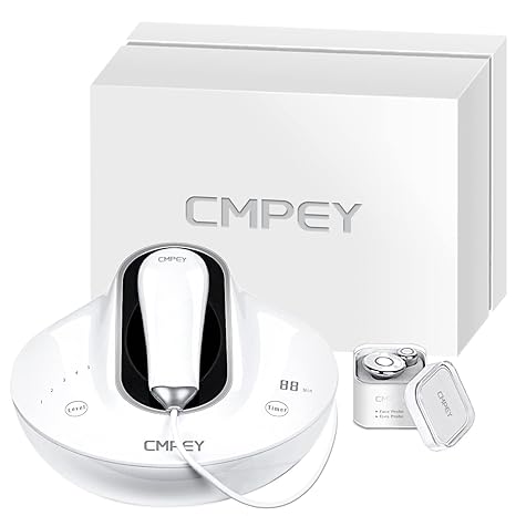 CMPEY Radio Frequency Skin Tightening Machine,Multifunction Home Use Beauty Professional Device,Salon Effects-Wrinkles Remover,Skin Tightening,White