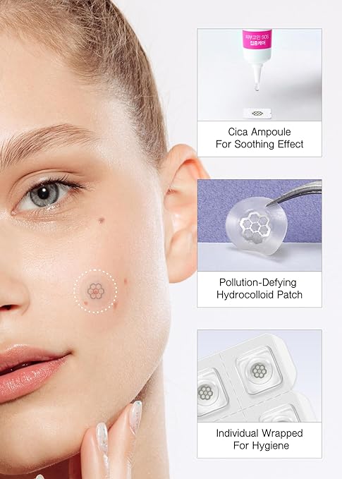DWEasyDerm 3 types of pimple patches – Quick Calming Micro-Patches(8ea), Relief Cover Patches(42 counts), Original Hydrocolloid Patches(42 counts)