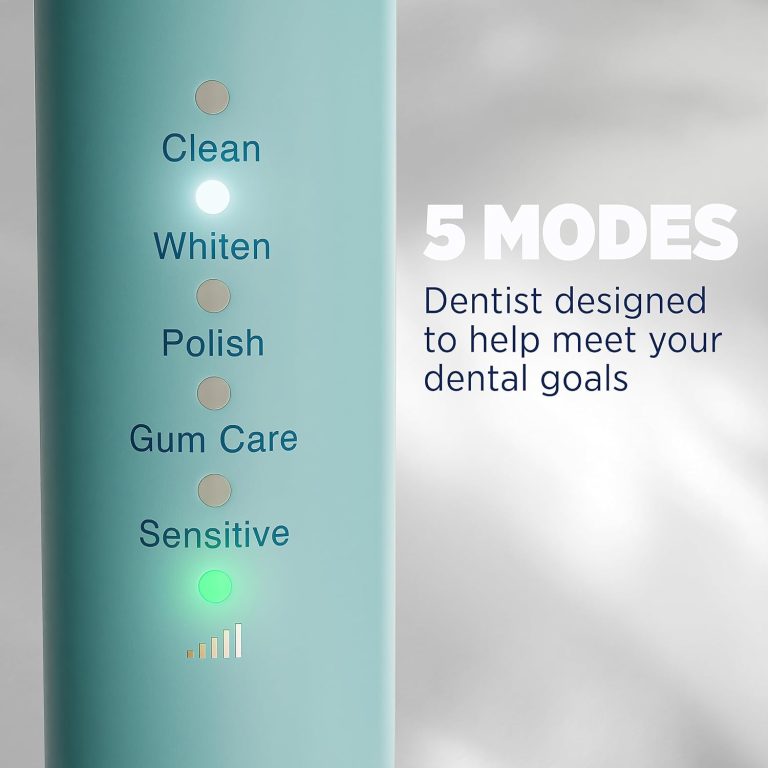 Lumineux Electric Toothbrush for Adults – Bamboo Heads – Includes 2 Super Soft Bristle Bamboo Tooth Brush Heads, Charging Station & USB Charge Cord – Rechargeable