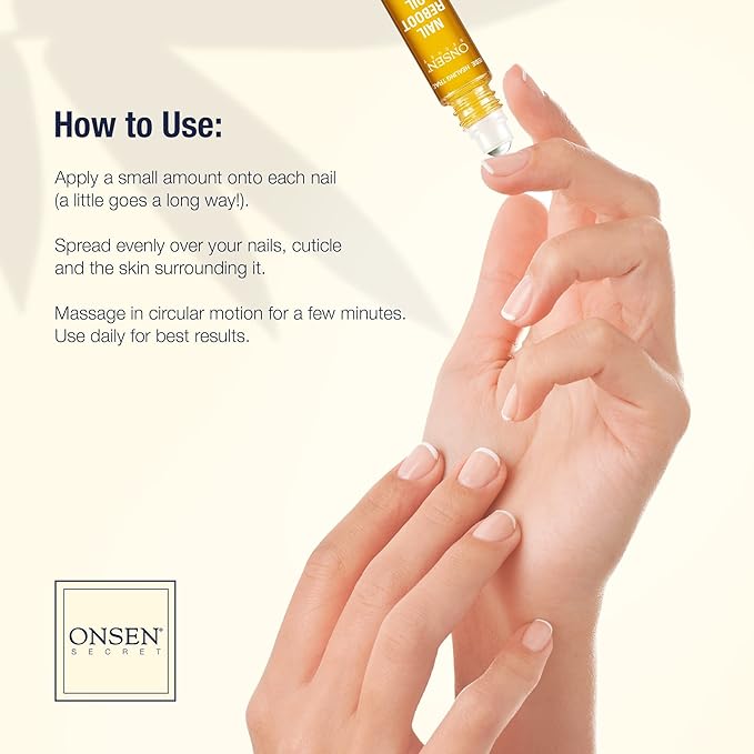 Onsen Secret Ultimate Nail Reboot Kit – Professional Nail File and Buffer, 3-Way Block w/Replacement Pads, Nail Strengthening Cuticle Cream, Reboot Oil & Anti Aging Hand Lotion