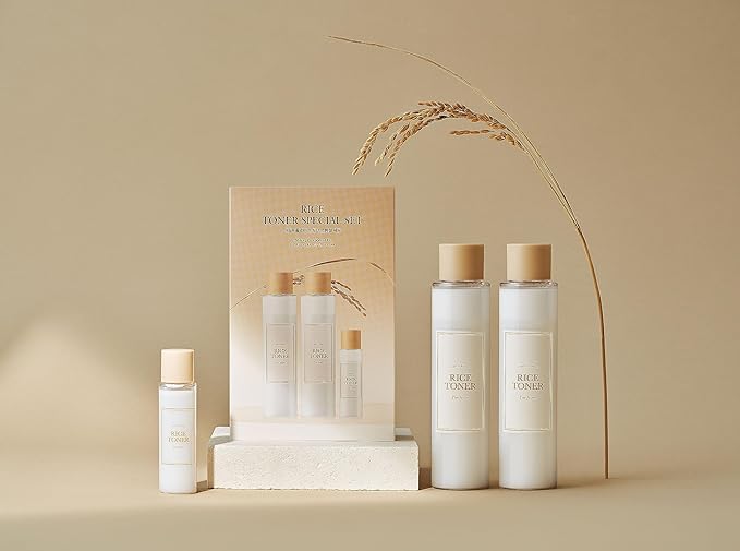 I’m From Rice Toner Special Set 11.15 Fl Oz, Limited Edition, Hydrating for Dry Skin, Vegan, Alcohol Free, Fragrance Free, Peta Approved, K Beauty Toner