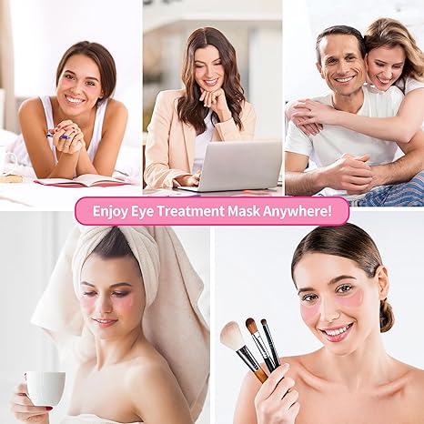 BREYLEE Rose Eye Maskâ€“ 30 Pairs – Eye Treatment Mask, Under Eye Bags Treatment, Under Eye Masks for Puffy Eyes, Anti-Aging,Anti-Wrinkle and Fine Lines, Under eye Dark Circles