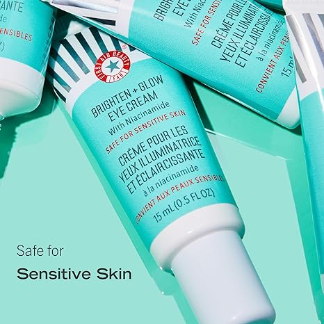 First Aid Beauty Brighten + Glow Eye Cream with Niacinamide 0.5 oz / 15 ml