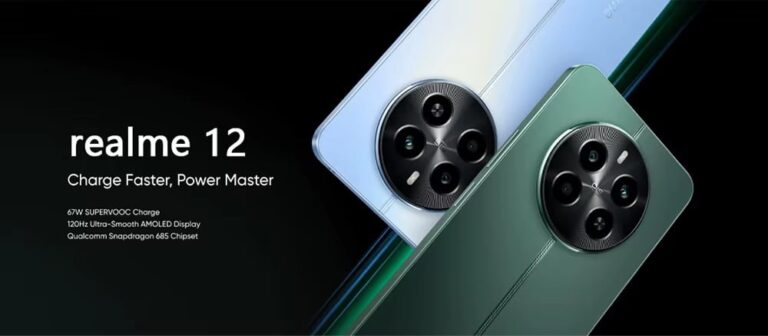 Realme 12 4G Smartphone 120Hz 6.67″ AMOLED Display Snapdragon 685 Processor SUPERVOOC 67W Charge 50MP Sony LYT-600 OIS Camera