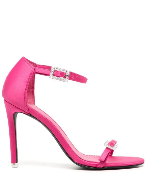BLACK SUEDE STUDIO – Lila 100mm crystal-embellished sandals