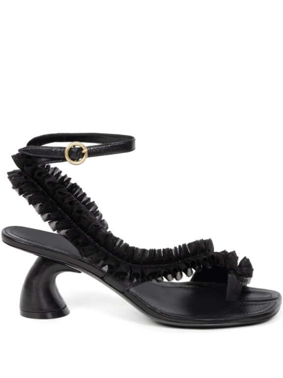 DRIES VAN NOTEN – 65mm ruffled sandals
