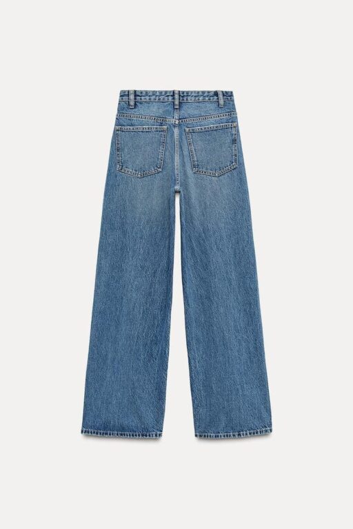 TRF HIGH-WAISTED WIDE LEG JEANS