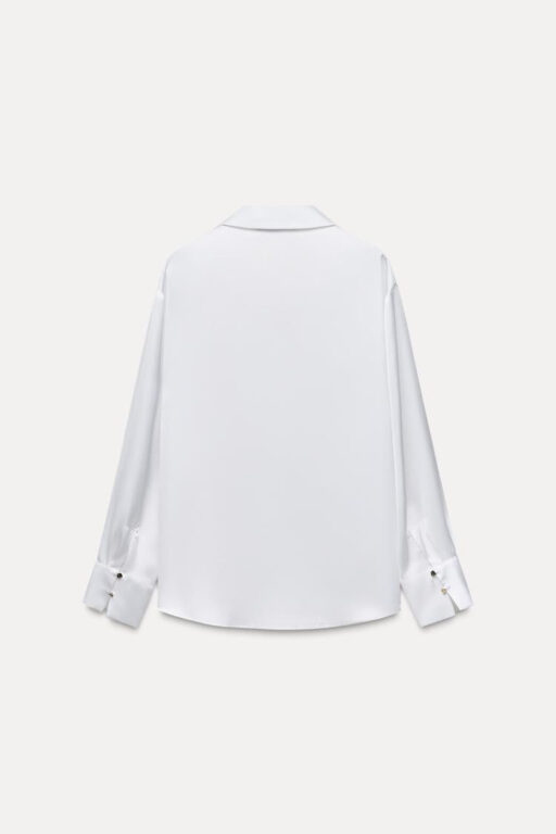 SATIN EFFECT BASIC SHIRT