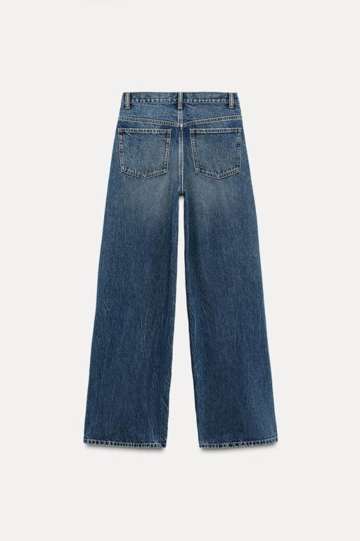 TRF HIGH-WAISTED WIDE LEG JEANS