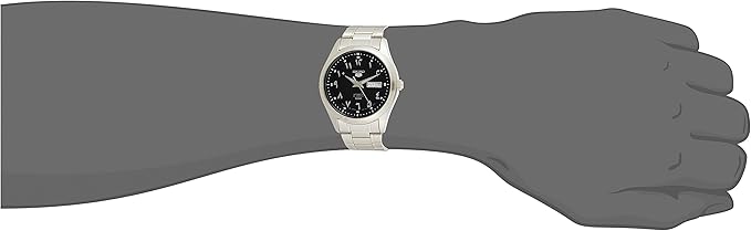 SEIKO 5 Automatic Black Arabic Dial Men’s Watch SNKP21J1