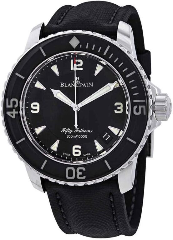 Blancpain Fifty Fathoms Automatique Black Dial Men’s Watch 5015-1130-52A