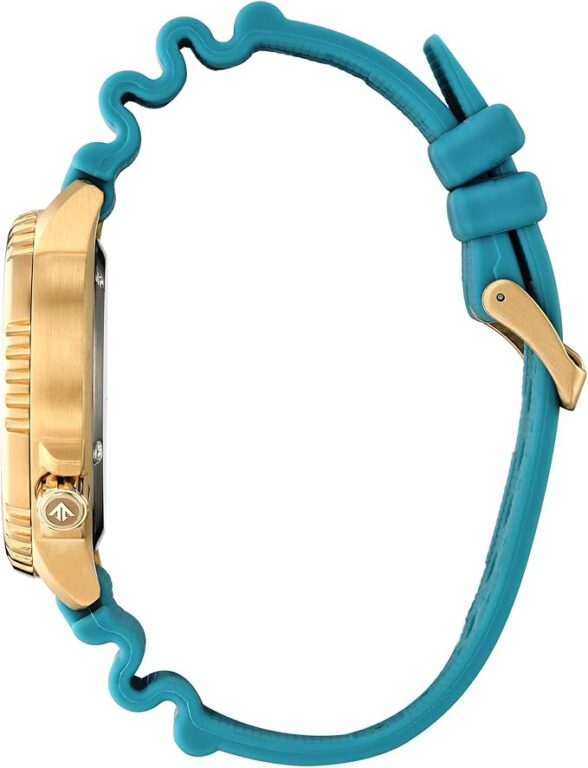 Citizen Promaster Dive Eco-Drive Watch, 3-Hand Date, ISO Certified, Luminous Hands and Markers, Rotating Bezel, Teal/Gold Tone