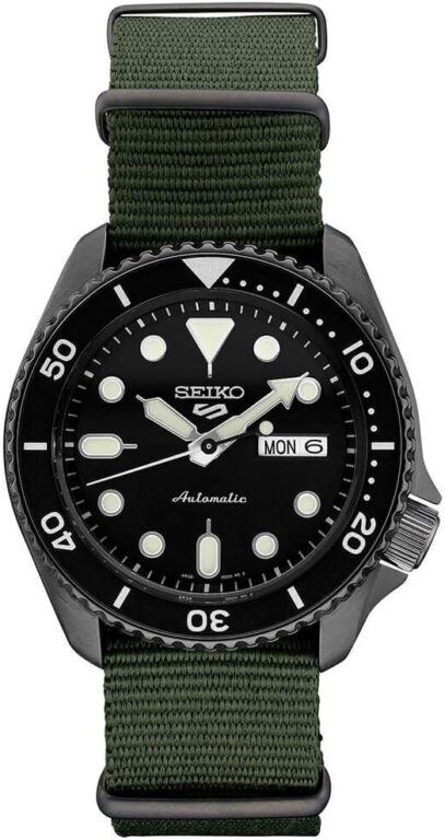 Seiko SRPD91 Seiko 5 Sports Men’s Watch Green 42.5mm Stainless Steel