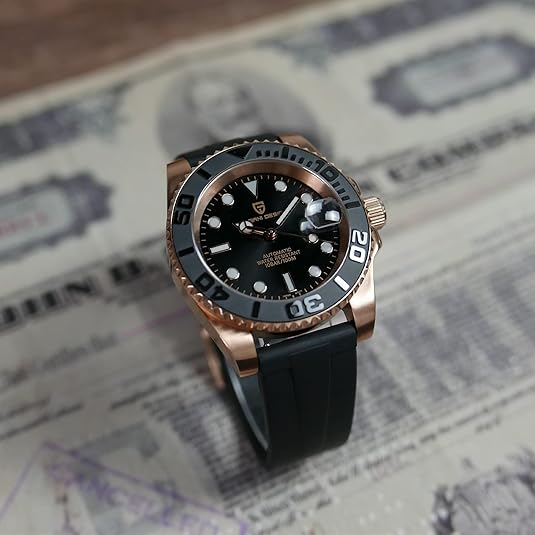 Men Watches Pagani Design Watch for Men Automatic NH35 Mechanical 100M Waterproof Stainless Steel Sapphire Glass Yacht Wristwatch PD-1651