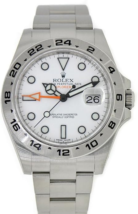 Rolex Explorer II White Dial Stainless Steel Men’s Watch 216570